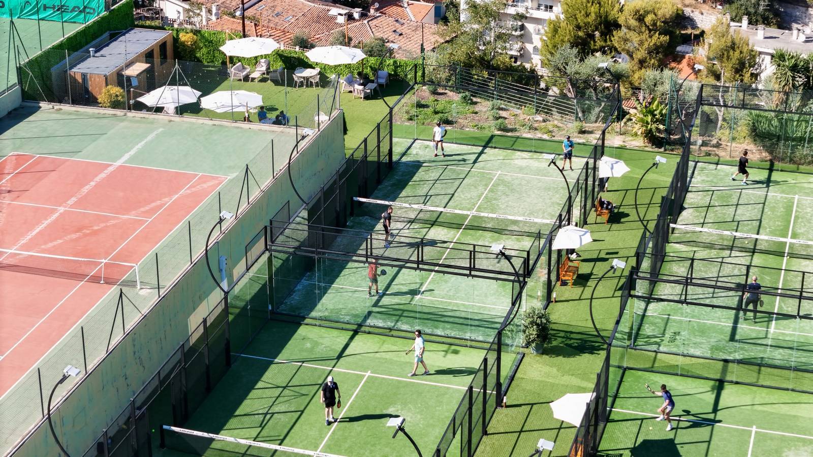Création de 4 terrains de padel à Nice (06) pour le complexe Greenpoint Carlone Padel