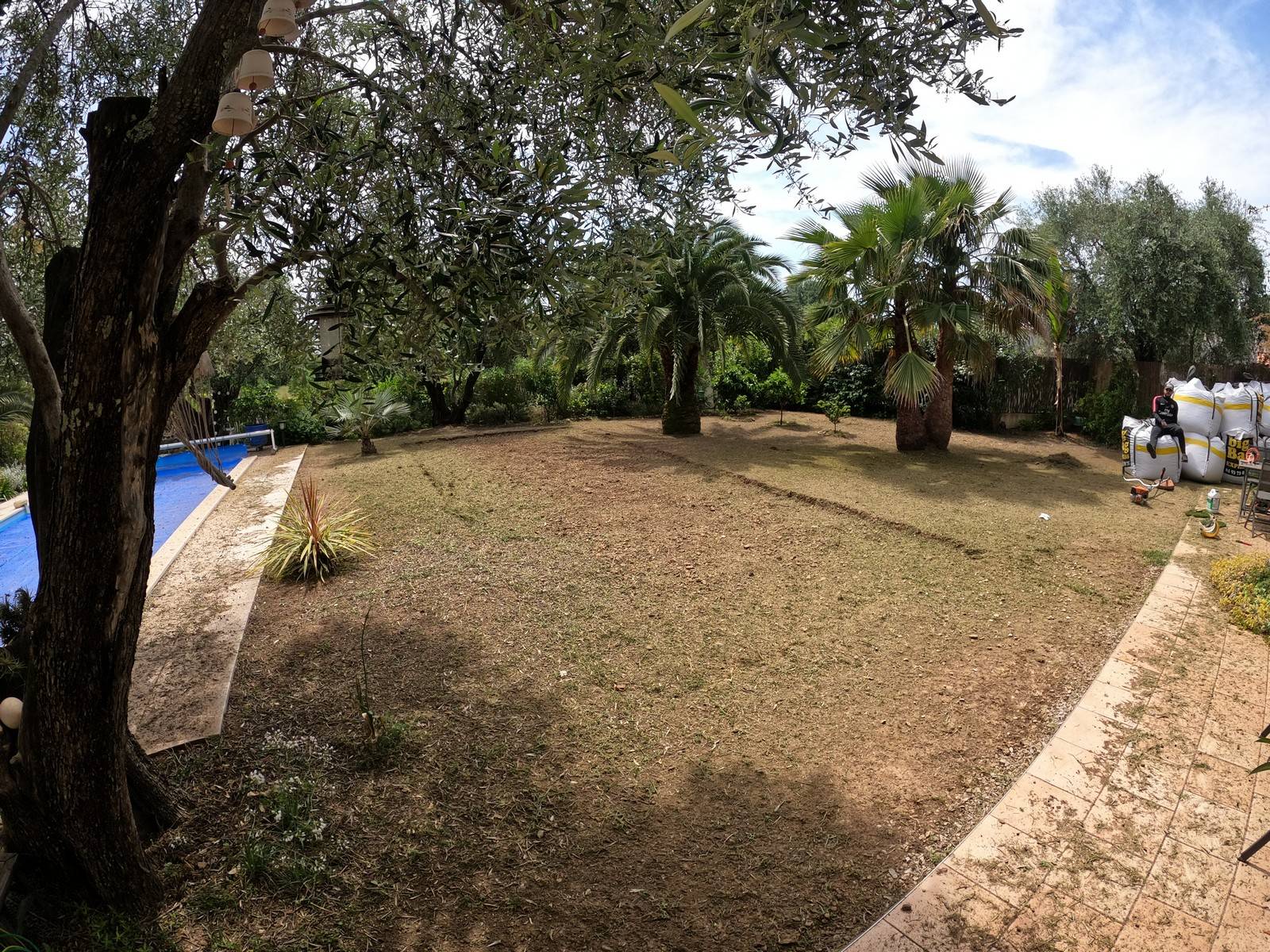 Putting green privé en gazon synthétique avec double plateau à Mouans-Sartoux entre Grasse et Cannes (06)