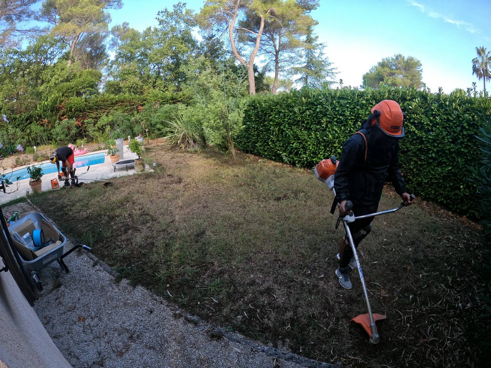 Réalisation de 200m² en gazon synthétique SOFT 40mm en plein cœur de Valbonne