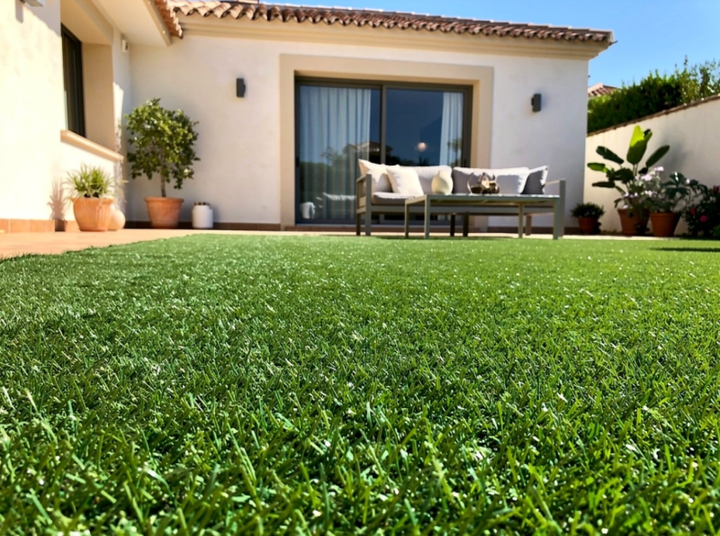 Quelles sont les différentes techniques pour empêcher les mauvaises herbes de pousser sous un gazon synthétique ?