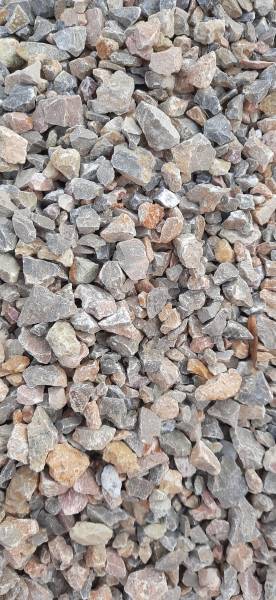 Gravier concassé pour aménagement paysager