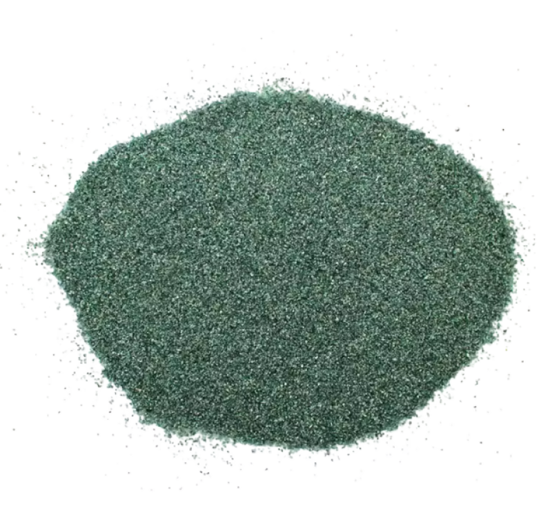 Silice colorée verte pour green de golf